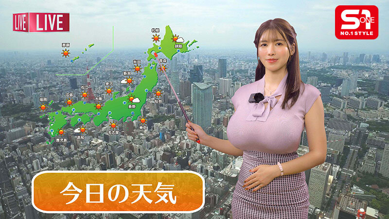 断り切れずヤラせちゃう女子アナ しかも無自覚な着衣巨乳Lカップがヤリモクほいほい 木村愛心